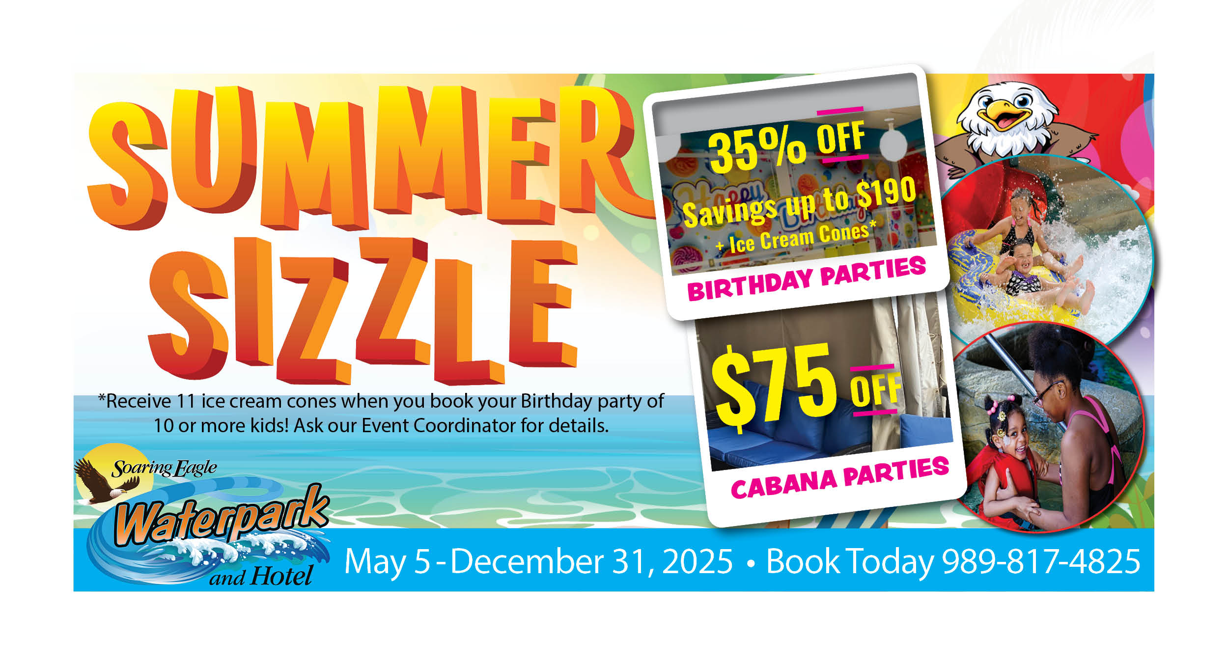 Book Your Party Now!